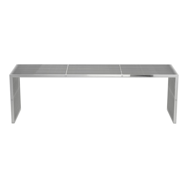 Tania Bench Silver Benches [TriadCommerceInc]   