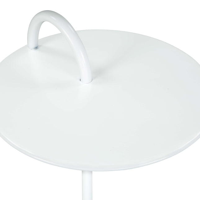 Will Side Table White Side Tables TriadCommerceInc   