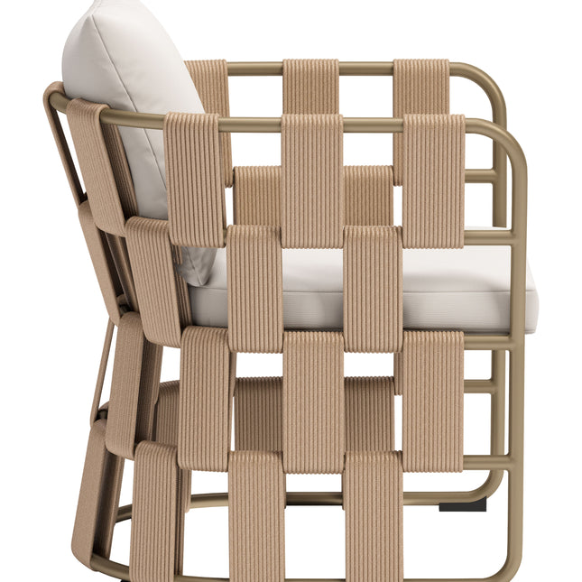 Quadrat Dining Chair White Seating TriadCommerceInc   