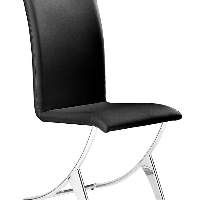 Delfin Dining Chair (Set of 2) Black Chairs TriadCommerceInc Default Title  