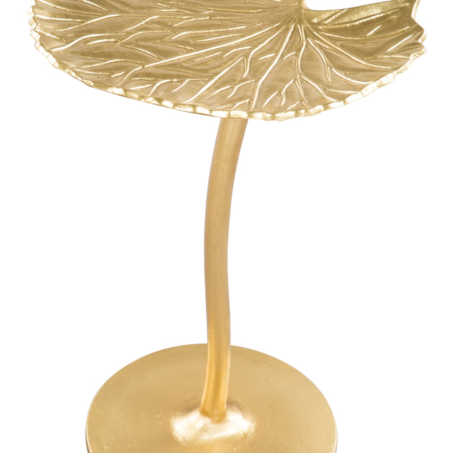 Lily Side Table Gold Side Tables TriadCommerceInc Default Title  