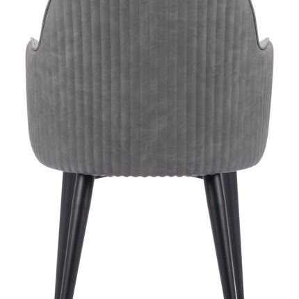 Silloth Dining Chair Gray Chairs TriadCommerceInc   