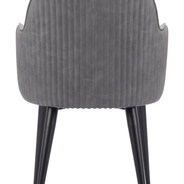 Silloth Dining Chair Gray Chairs TriadCommerceInc   