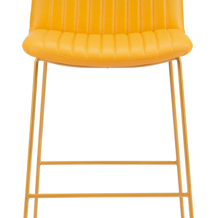 Mode Barstool (Set of 2) Yellow Barstools [TriadCommerceInc]   