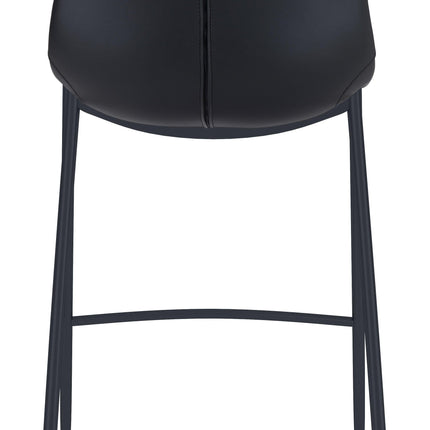 Magnus Barstool (Set of 2) Black Barstools [TriadCommerceInc]   