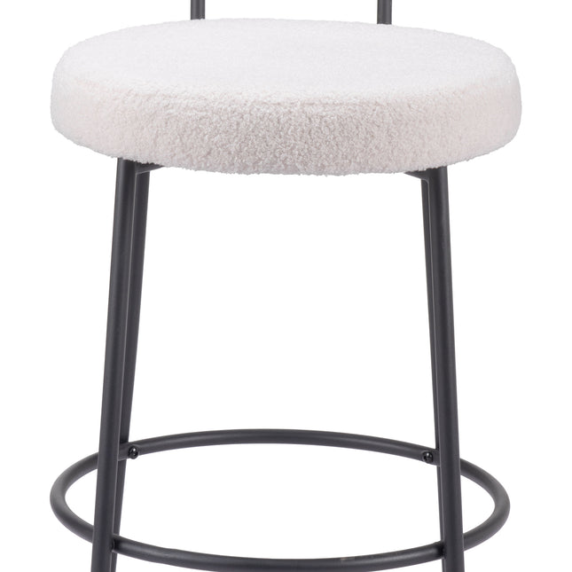 Blanca Barstool (Set of 2) Ivory Barstools TriadCommerceInc   