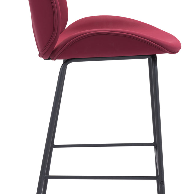 Miles Barstool Red Barstools TriadCommerceInc   