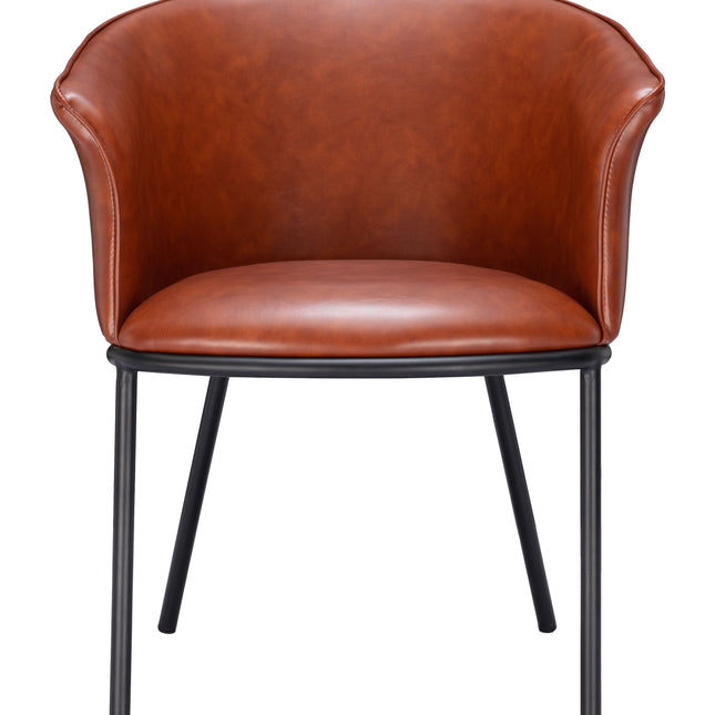 Garston Dining Chair Brown Chairs TriadCommerceInc   