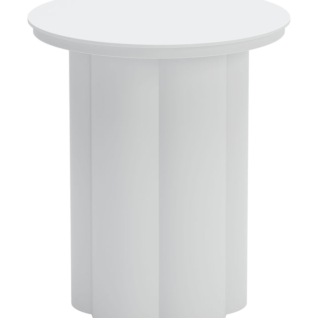 Kogur Side Table White Tables TriadCommerceInc Default Title  