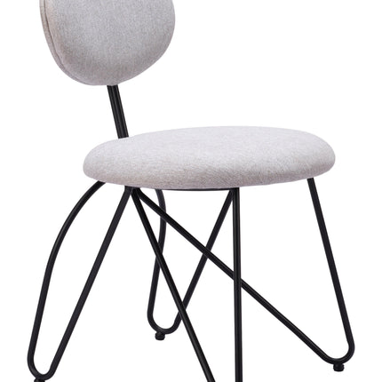 Novi Dining Chair (Set of 2) Dove Gray Chairs [TriadCommerceInc]   