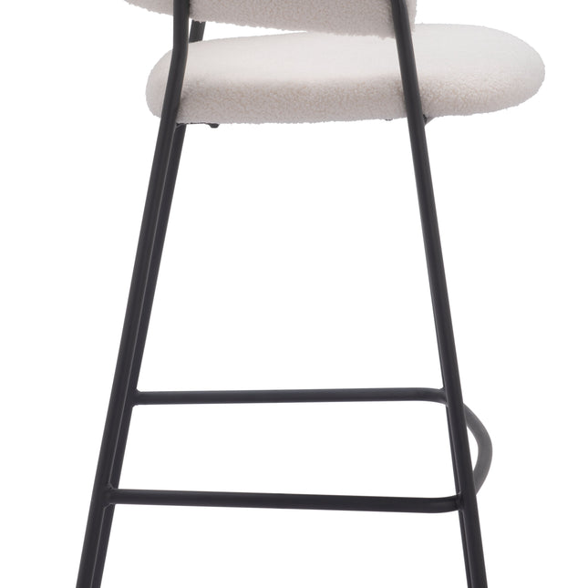 Josephine Barstool (Set of 2) Cream Barstools TriadCommerceInc   