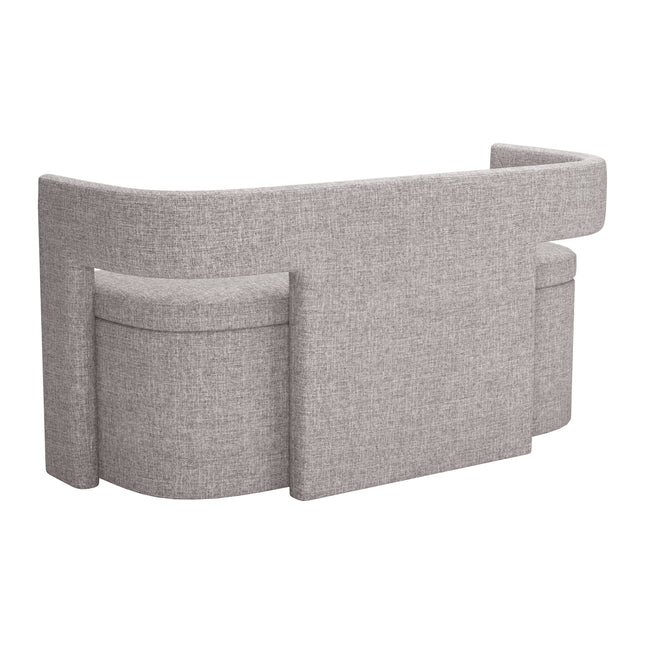 Papua Storage Bench Gray Benches [TriadCommerceInc]   