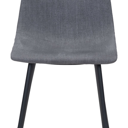 Daniel Dining Chair (Set of 2) Gray Chairs TriadCommerceInc   