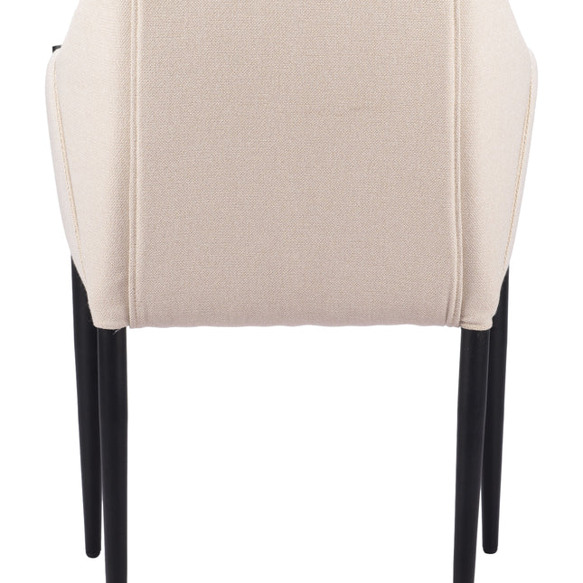 Andover Dining Chair (Set of 2) Beige Chairs TriadCommerceInc   