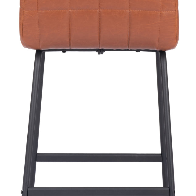 Pago Counter Stool (Set of 2) Brown Counter Stools TriadCommerceInc   