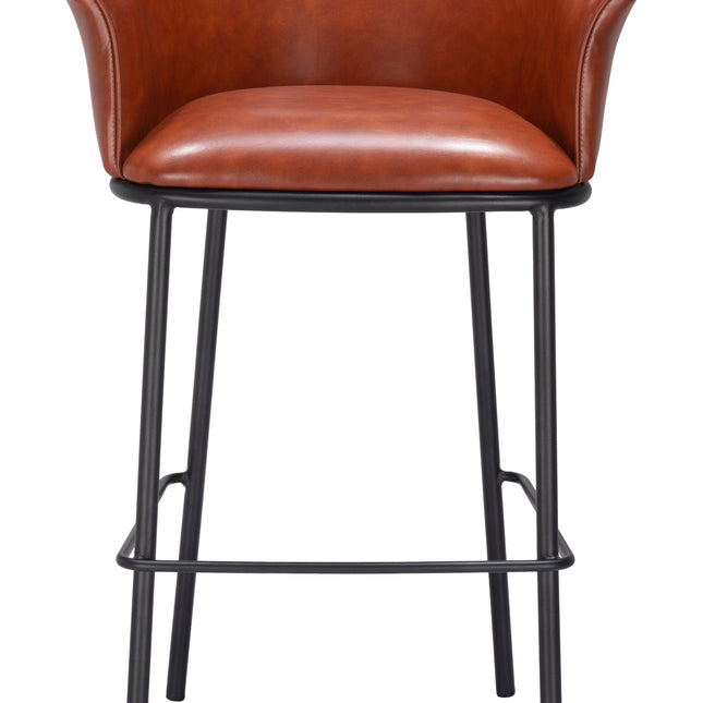 Garston Barstool Brown Barstools TriadCommerceInc   