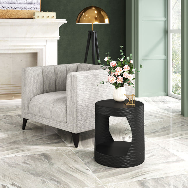 Nuuk Side Table Black Side Tables TriadCommerceInc   