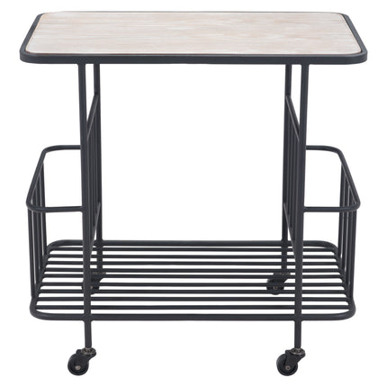 Argus Bar Cart Black Storage TriadCommerceInc   