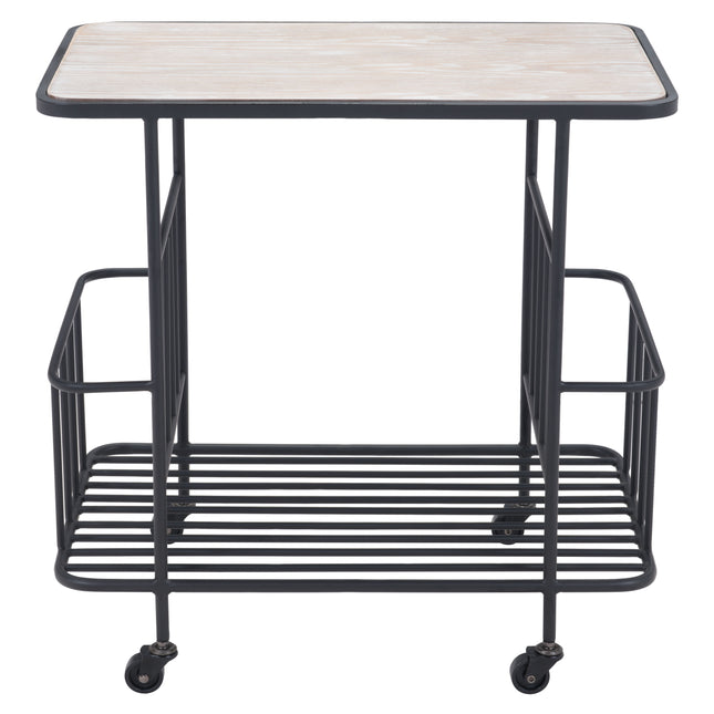 Argus Bar Cart Black Storage TriadCommerceInc   