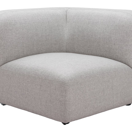 Biak Corner Chair Gray Sofas TriadCommerceInc   