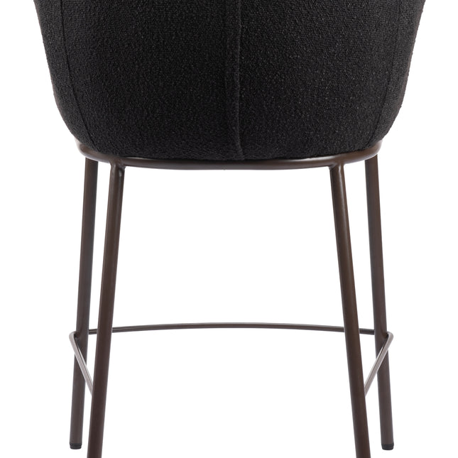 Essen Counter Stool Black & Bronze Counter Stools TriadCommerceInc   