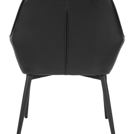 Vila Dining Chair (Set of 2) Black Chairs [TriadCommerceInc]   