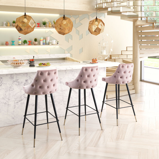 Piccolo Barstool Pink Barstools TriadCommerceInc   