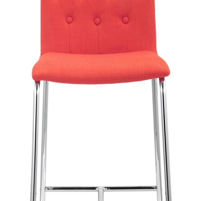 Uppsala Counter Stool (Set of 2) Tangerine Counter Stools TriadCommerceInc   