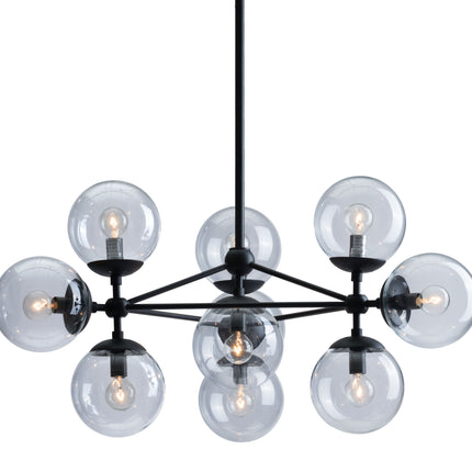 Belfast Ceiling Lamp Black Chandeliers TriadCommerceInc Default Title  