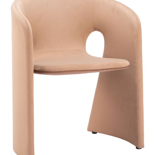 Rosyth Dining Chair Tan Chairs TriadCommerceInc   