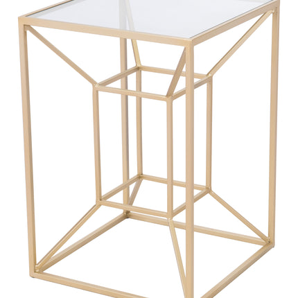 Canyon Side Table Gold Side Tables [TriadCommerceInc] Default Title  