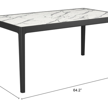 Tokai Dining Table White Tables TriadCommerceInc   