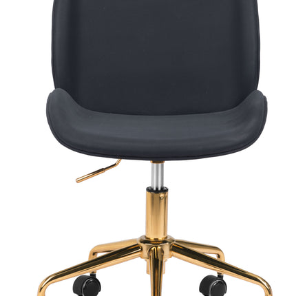 Miles Office Chair Black Chairs TriadCommerceInc   