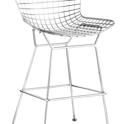 Wire Barstool (Set of 2) Chrome Barstools [TriadCommerceInc] Default Title  