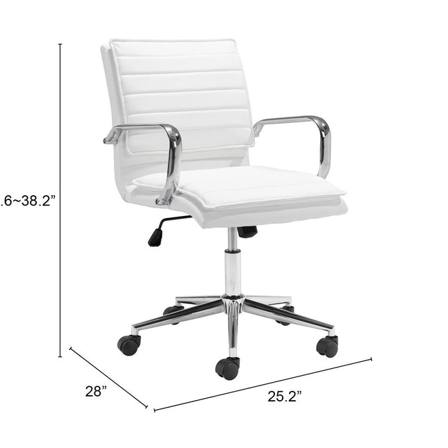 Partner Office Chair White Chairs TriadCommerceInc   