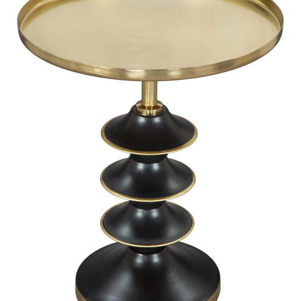 Donahue Side Table Gold & Black Side Tables [TriadCommerceInc] Default Title  