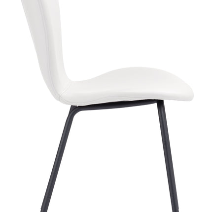 Torlo Dining Chair (Set of 2) White Chairs [TriadCommerceInc]   