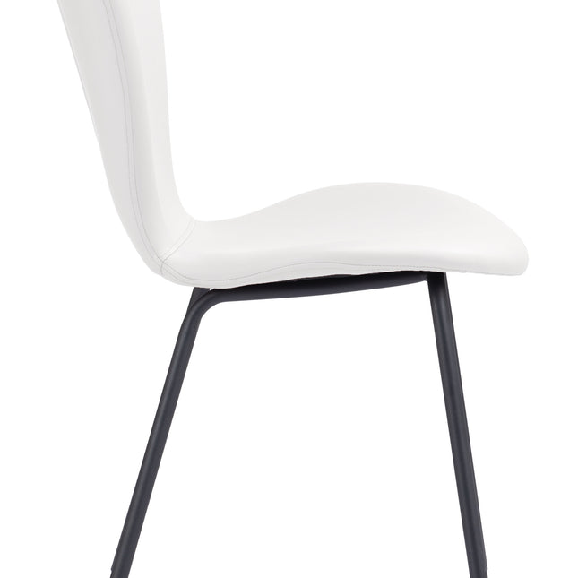 Torlo Dining Chair (Set of 2) White Chairs TriadCommerceInc   