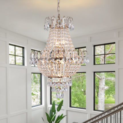 Gold K9 Crystal Chandelier Chandeliers TriadCommerceInc   