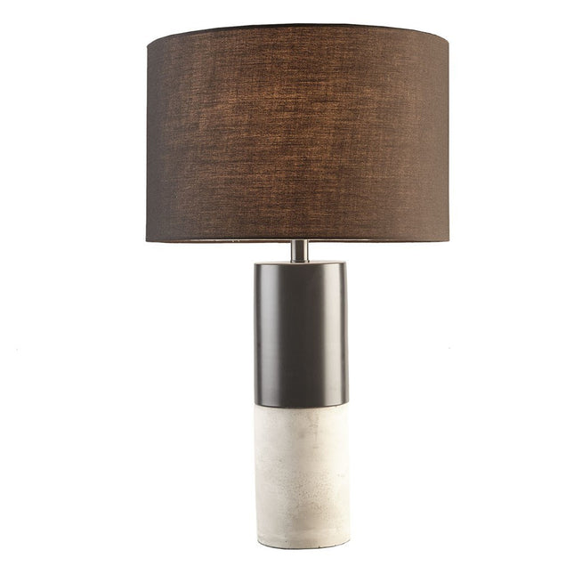 Fulton Concrete Table Lamp Table Lamps TriadCommerceInc   