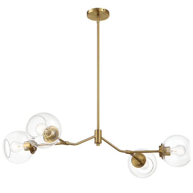 jewel 4-Light Modern Farmhouse Chandelier Chandeliers TriadCommerceInc   