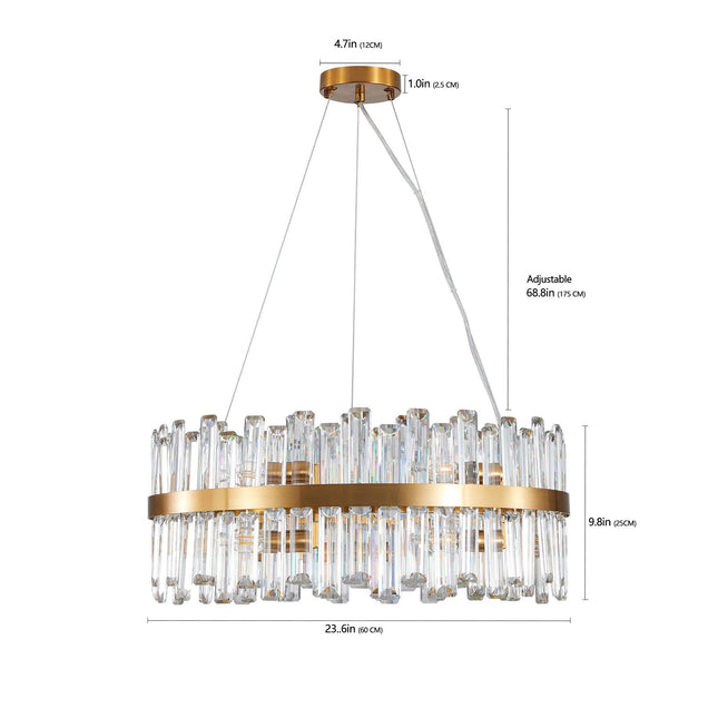 Crystal Luxe Luxury Chandelier Chandeliers TriadCommerceInc   