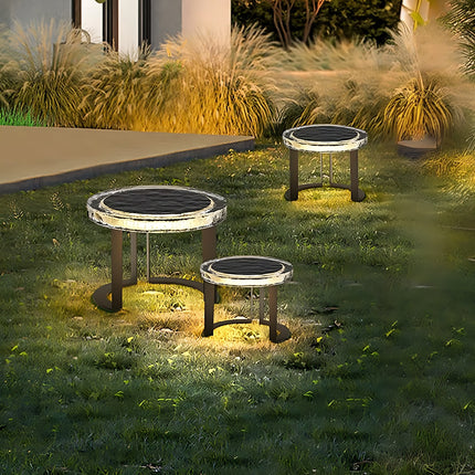 Outdoor LED Solar Powered Garden Table Landscape Pathway Lighting TriadCommerceInc   