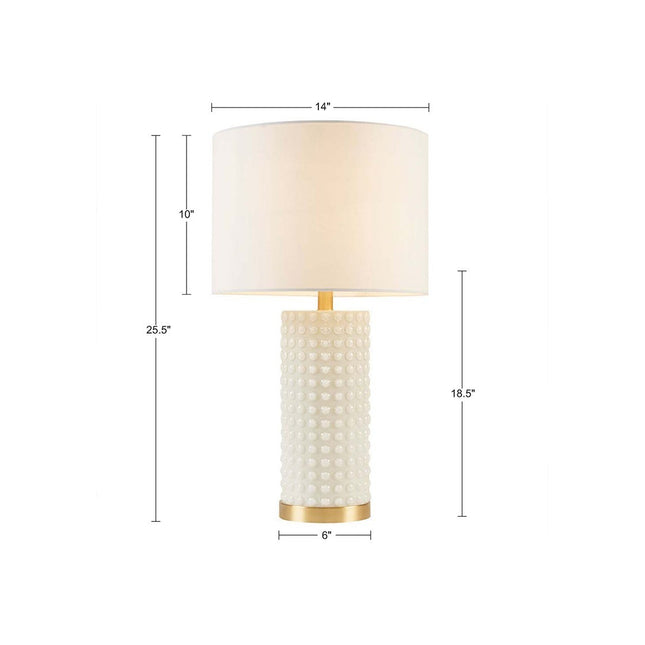 Textured Dot Table Lamp Table Lamps [TriadCommerceInc]   