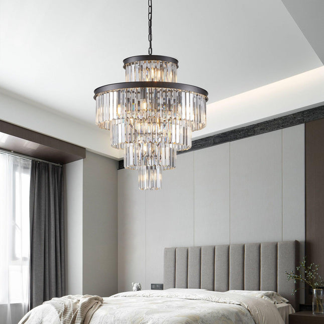 Aurelia Crystal Chandelier Chandeliers TriadCommerceInc as Pic  