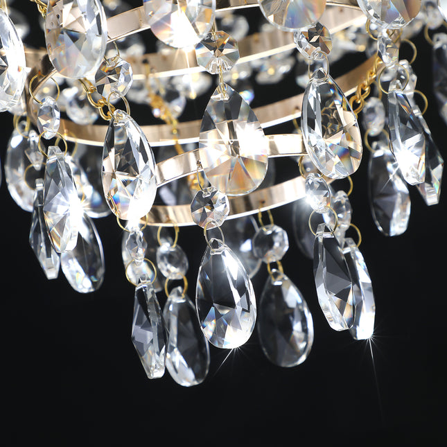 Gold K9 Crystal Chandelier Chandeliers TriadCommerceInc   