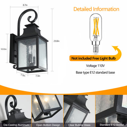 LED Outdoor Wall Light Wall Lighting [TriadCommerceInc]   