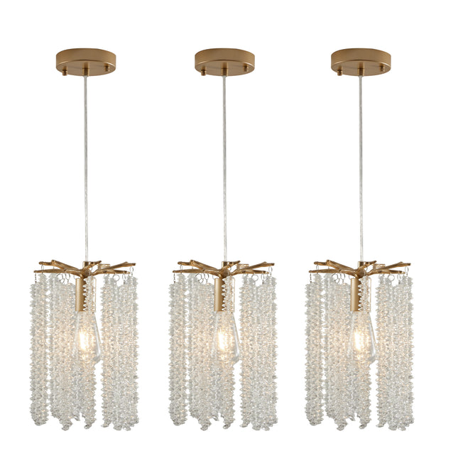 Lustre Cascade Pendant Trio Chandeliers TriadCommerceInc