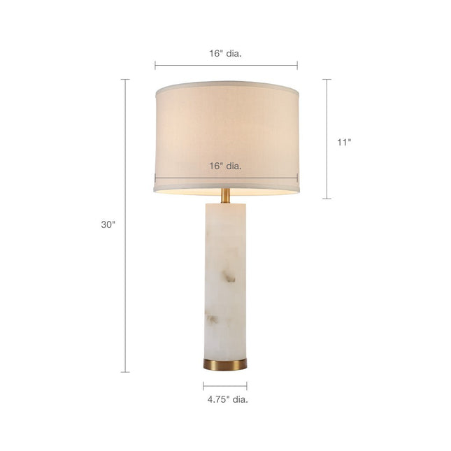 Alabaster Table Lamp Table Lamps TriadCommerceInc   