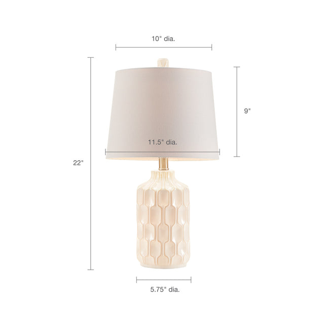 Contour Ceramic Table Lamp Table Lamps [TriadCommerceInc]   